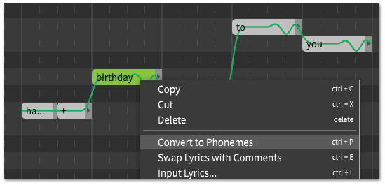 Editing Phonemes